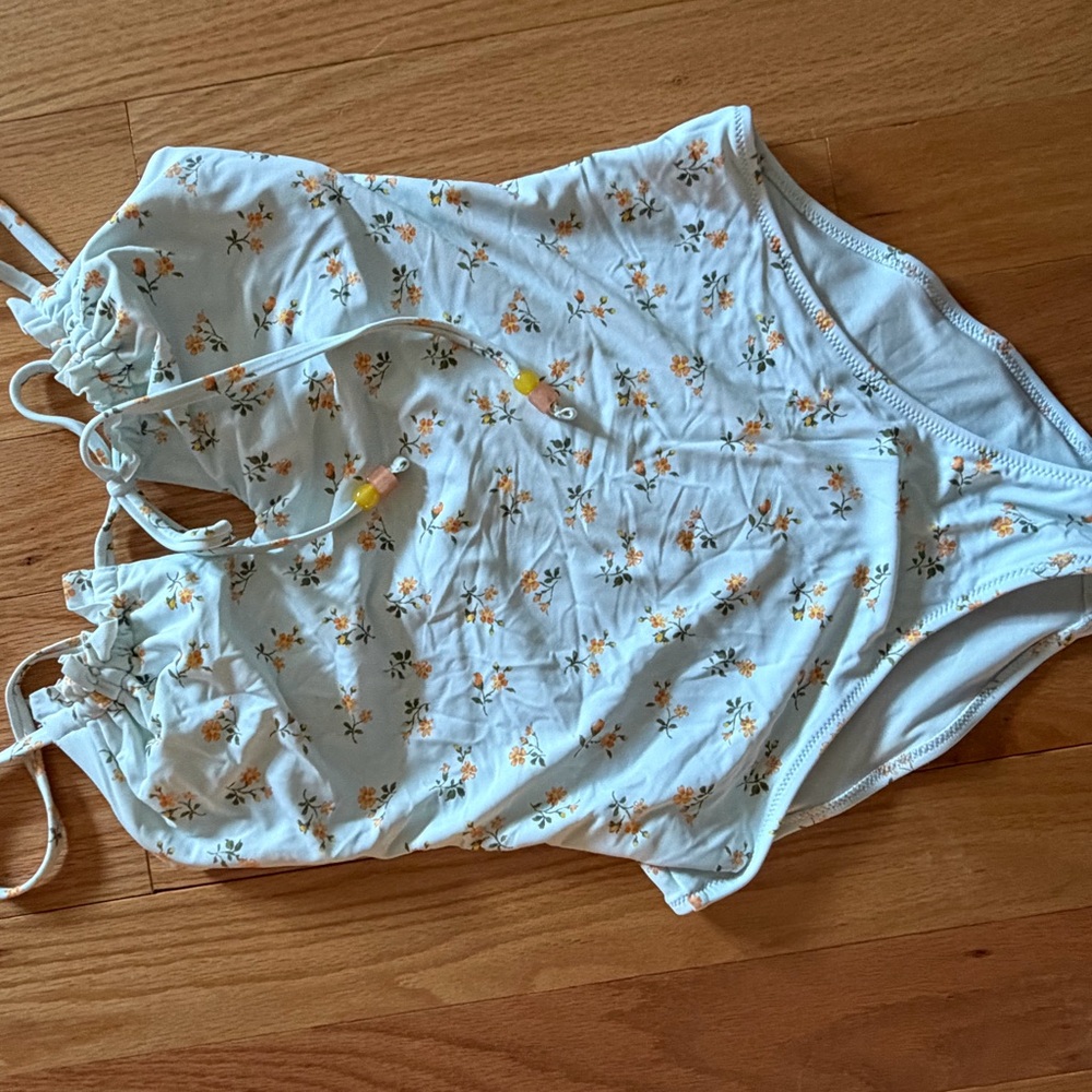Aerie Womens Light Blue Swimsuit